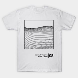 Water Curses / Minimal Graphic Design Tribute T-Shirt